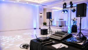 renting AV equipment for an event